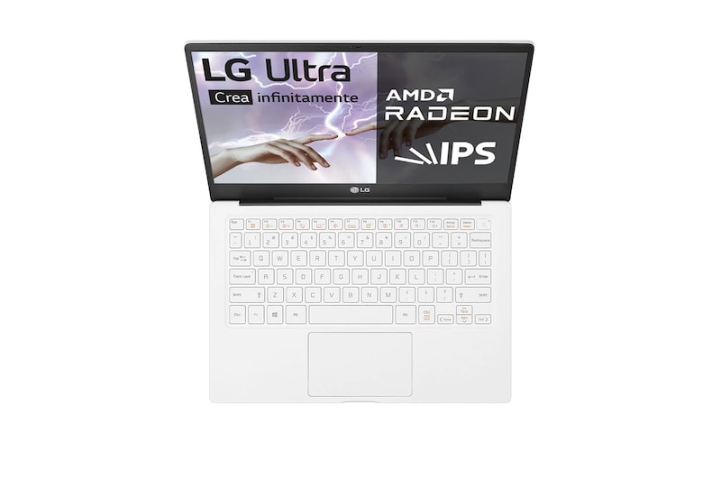 LG Ultra 13U70Q Windows 10 Home-Portátil ultraligero de 33cm(13'') FHD IPS (980g, autonomía 11,5h, AMD Ryzen™ 5500U, 8GB RAM, 512GB SSD NVMe) Blanco - Teclado Español, 13U70Q-G.AR55B