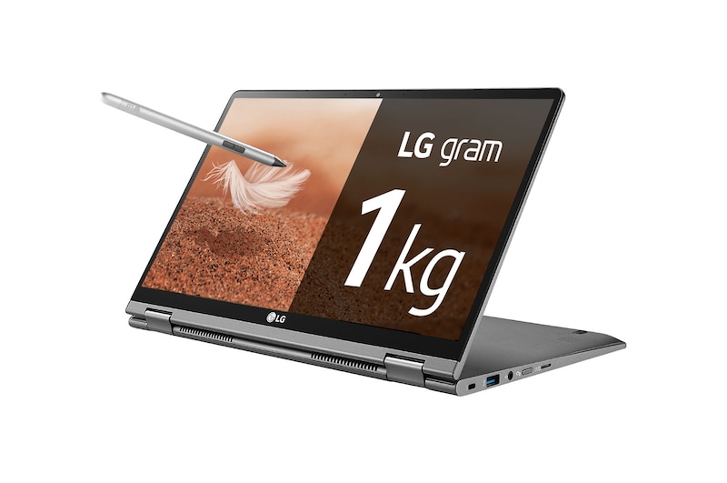 LG Gram 14T990-G Windows 10 Home. Convertible 2 en 1 ultraligero de 14" (35,5cm) FHD IPS (1kg, autonomía 23,5h, Intel i7 8ª gen., 8GB RAM, 512GB SSD) Plata - Teclado Español, A, 14T990-G