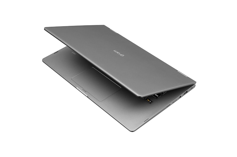 LG Gram 14T990-G Windows 10 Home. Convertible 2 en 1 ultraligero de 14" (35,5cm) FHD IPS (1kg, autonomía 23,5h, Intel i7 8ª gen., 8GB RAM, 512GB SSD) Plata - Teclado Español, A, 14T990-G
