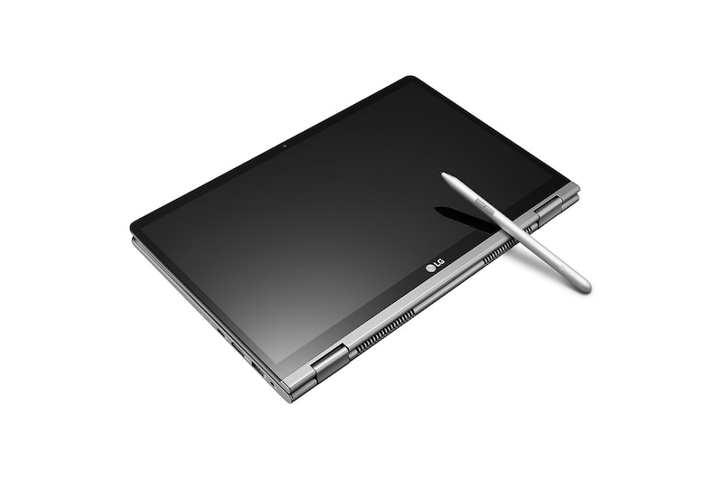 LG Gram 14T990-G Windows 10 Home. Convertible 2 en 1 ultraligero de 14" (35,5cm) FHD IPS (1kg, autonomía 23,5h, Intel i7 8ª gen., 8GB RAM, 512GB SSD) Plata - Teclado Español, A, 14T990-G