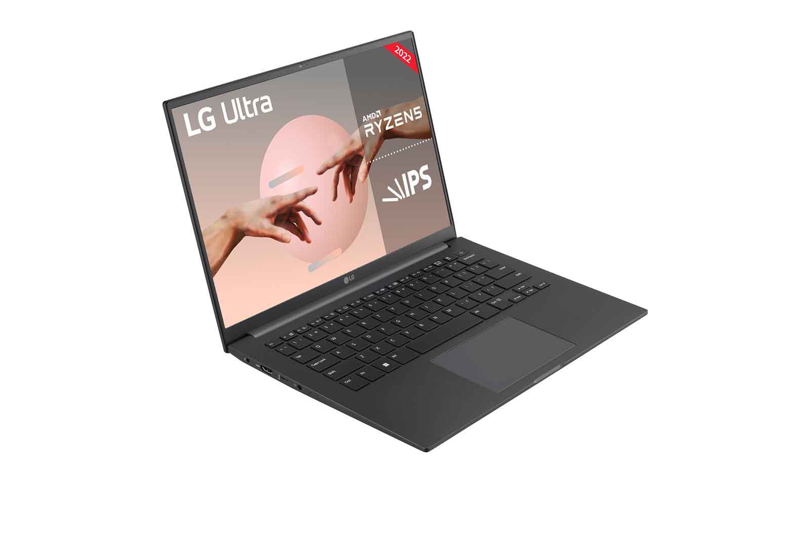 LG Ultra 14U70Q Windows 11 Pro-Portátil ultraligero de 35,5cm (14'') WQXGA IPS (1,4kg, autonomía 11,5h, AMD Ryzen™ 5625U, 8GB RAM, 256GB SSD NVMe) Plateado - Teclado Español, 14U70Q-G.AP52B