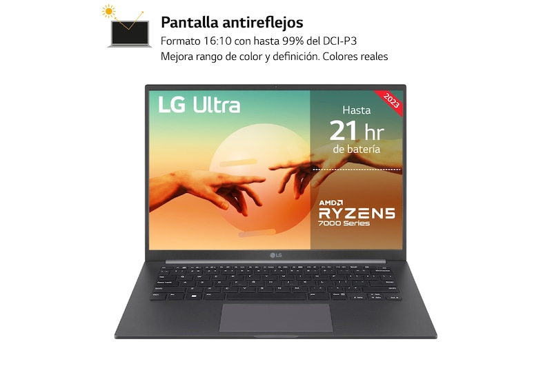 LG Ultra 14U70R/ Windows 11 Home/ R5/ 8GB/ 512GB SSD/ 1,29Kg/ 21h, 14U70R-G.AR56B