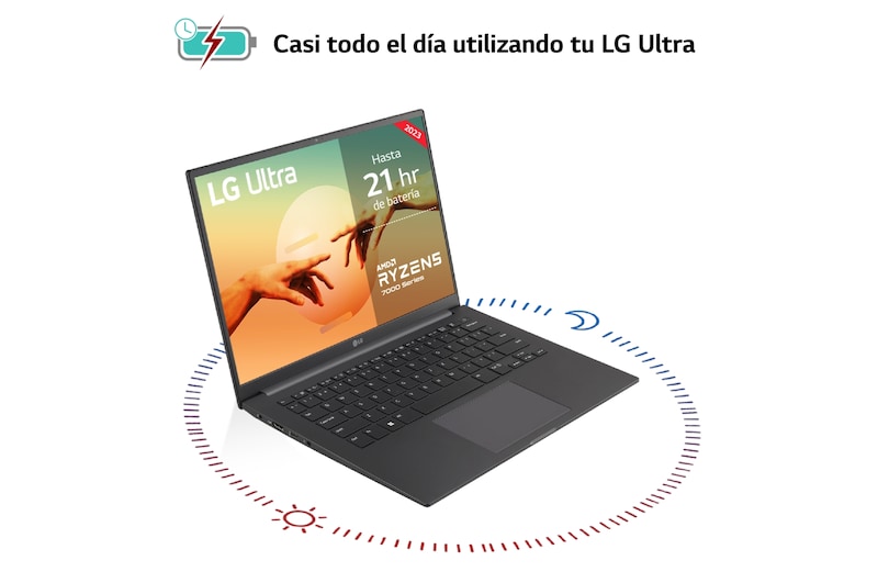 LG Ultra 14U70R/ Windows 11 Home/ R5/ 8GB/ 512GB SSD/ 1,29Kg/ 21h, 14U70R-G.AR56B