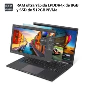 LG Ultra 14U70R/ Windows 11 Home/ R5/ 8GB/ 512GB SSD/ 1,29Kg/ 21h, 14U70R-G.AR56B