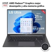 LG Ultra 14U70R/ Windows 11 Home/ R5/ 8GB/ 512GB SSD/ 1,29Kg/ 21h, 14U70R-G.AR56B