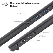 LG Ultra 14U70R/ Windows 11 Home/ R5/ 8GB/ 512GB SSD/ 1,29Kg/ 21h, 14U70R-G.AR56B
