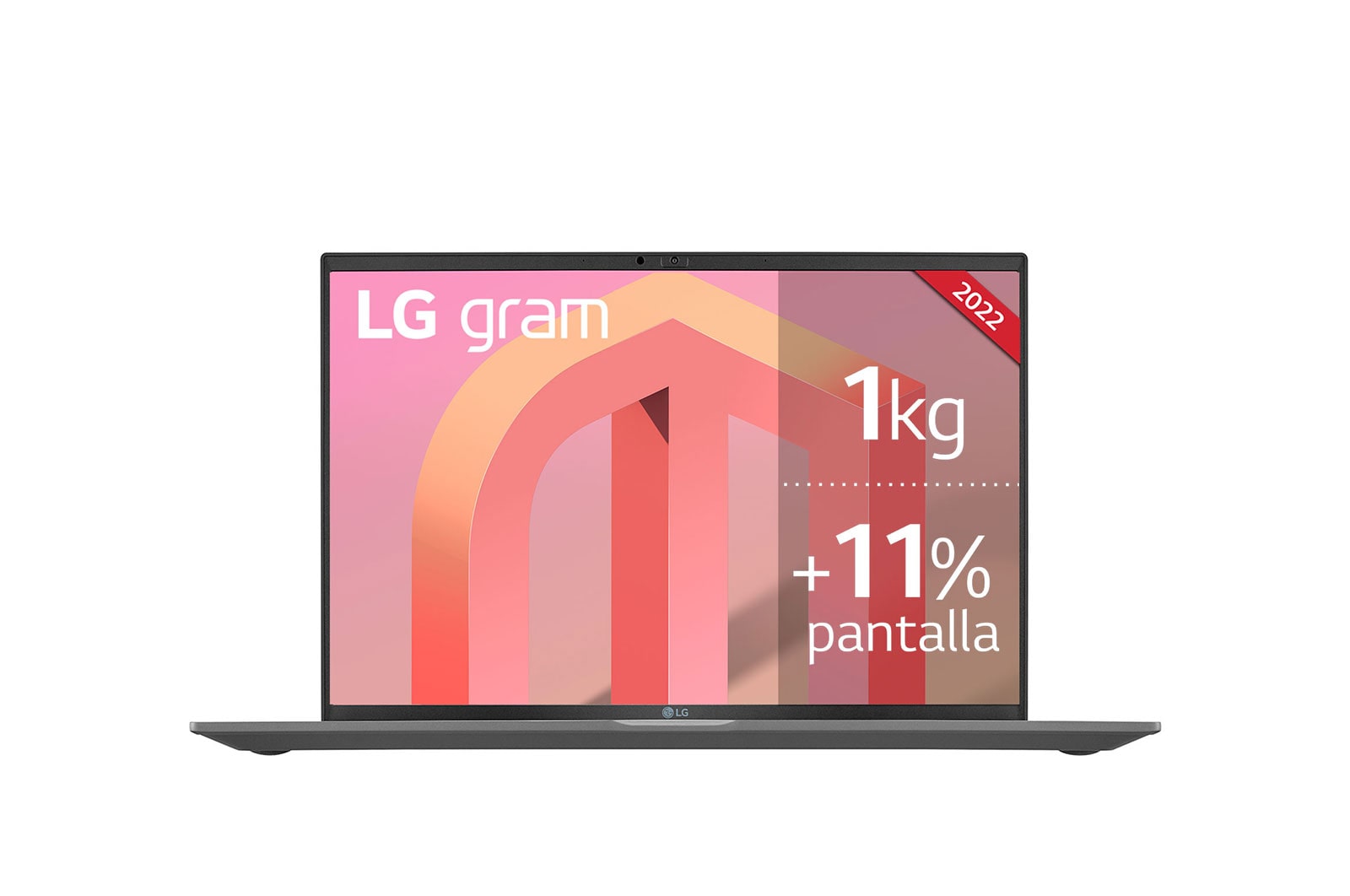 LG gram 14Z90Q Windows 11 Home - Portátil ultraligero de 35,56cm (14") WUXGA 16:10 IPS (1kg, autonomía 14h. Intel EvoTM i5 12ª gen., Iris Xe,  8GB RAM, 512GB SSD NVMe) Plata - Teclado Español, 14Z90Q-G.AA56B