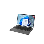LG gram 14Z90Q Windows 11 Home - Portátil ultraligero de 35,56cm (14") WUXGA 16:10 IPS (1kg, autonomía 14h. Intel EvoTM i5 12ª gen., Iris Xe,  8GB RAM, 512GB SSD NVMe) Plata - Teclado Español, 14Z90Q-G.AA56B