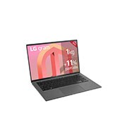 LG gram 14Z90Q Windows 11 Home - Portátil ultraligero de 35,56cm (14") WUXGA 16:10 IPS (1kg, autonomía 14h. Intel EvoTM i5 12ª gen., Iris Xe,  8GB RAM, 512GB SSD NVMe) Plata - Teclado Español, 14Z90Q-G.AA56B