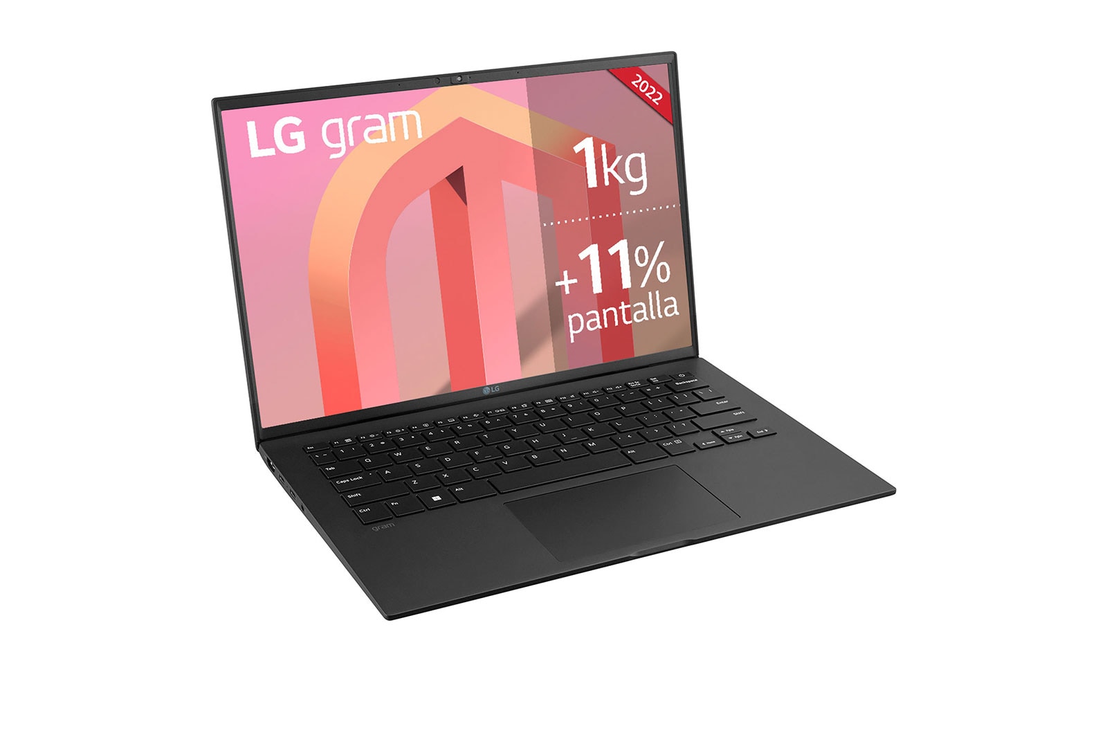 LG gram 14Z90Q Windows 11 Home - Portátil ultraligero de 35,56cm (14") WUXGA 16:10 IPS (1kg, autonomía 14h. Intel EvoTM i7 12ª gen., Iris Xe,  32GB RAM, 1TB SSD NVMe) Negro - Teclado Español, 14Z90Q-G.AD78B