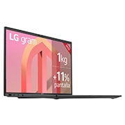 LG gram 14Z90Q Windows 11 Home - Portátil ultraligero de 35,56cm (14") WUXGA 16:10 IPS (1kg, autonomía 14h. Intel EvoTM i7 12ª gen., Iris Xe,  32GB RAM, 1TB SSD NVMe) Negro - Teclado Español, 14Z90Q-G.AD78B