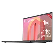 LG gram 14Z90Q Windows 11 Home - Portátil ultraligero de 35,56cm (14") WUXGA 16:10 IPS (1kg, autonomía 14h. Intel EvoTM i7 12ª gen., Iris Xe,  32GB RAM, 1TB SSD NVMe) Negro - Teclado Español, 14Z90Q-G.AD78B