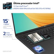 LG gram 14Z90R/ Windows 11 Home/ i7/ 32GB/ 512GB SSD/ 1Kg/ 24,5h, 14Z90R-G.AD76B