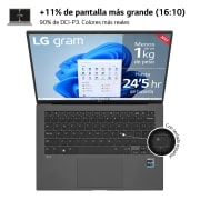 LG gram 14Z90R/ Windows 11 Home/ i7/ 32GB/ 1TB SSD/ 1Kg/ 24,5h, 14Z90R-G.AD79B