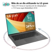 LG gram 14Z90R/ Windows 11 Home/ i7/ 32GB/ 1TB SSD/ 1Kg/ 24,5h, 14Z90R-G.AD79B