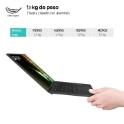 LG Laptop ligero gram de 14 pulgadas con 32GB de RAM Intel® Core™ Ultra 7 | Windows 11, pantalla IPS antirreflejos, 14Z90S-G.AD76B