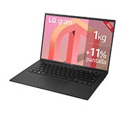 LG gram 14ZB90Q Windows 11 Home - Portátil ultraligero de 35,56cm (14") WUXGA 16:10 IPS (1kg, autonomía 14h. Intel EvoTM i5 12ª gen., Iris Xe,  8GB RAM, 512GB SSD NVMe) Negro - Teclado Español, 14ZB90Q-G.AR55B