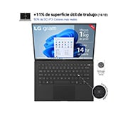LG gram 14ZB90R/ Windows 11 Home/ i5/ 16GB/ 512GB SSD/ 1Kg/ 24,5h, 14ZB90R-G.AA55B