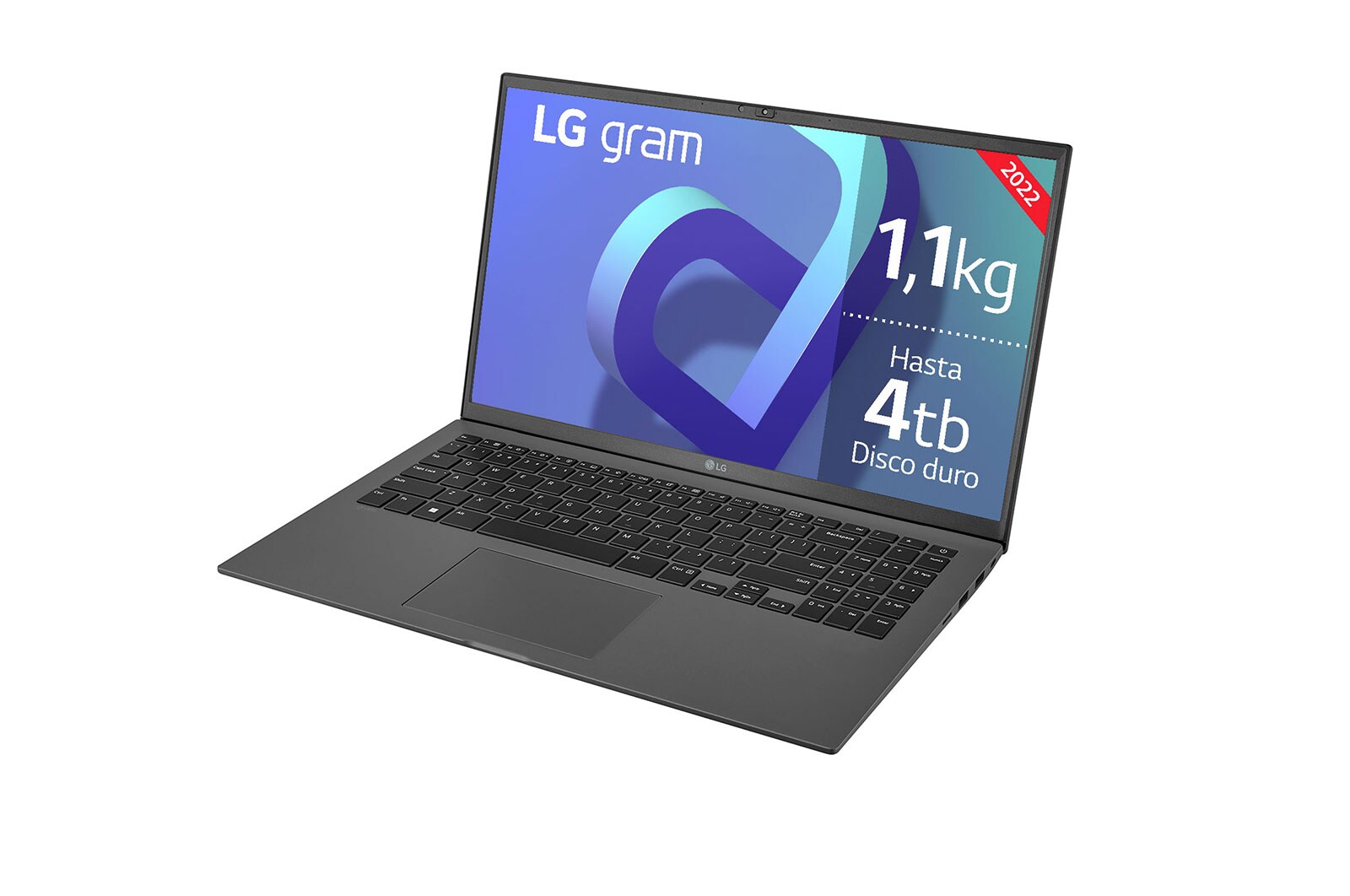 LG gram 15Z90Q <br>Windows 11 Home -Portátil ultraligero de 39,6cm (15,6") FHD 16:9 IPS (1,1kg, autonomía 13h. Intel EvoTM i5 12ª gen., Iris Xe,  8GB RAM, 512GB SSD NVMe) Plata - Teclado Español, 15Z90Q-G.AA56B