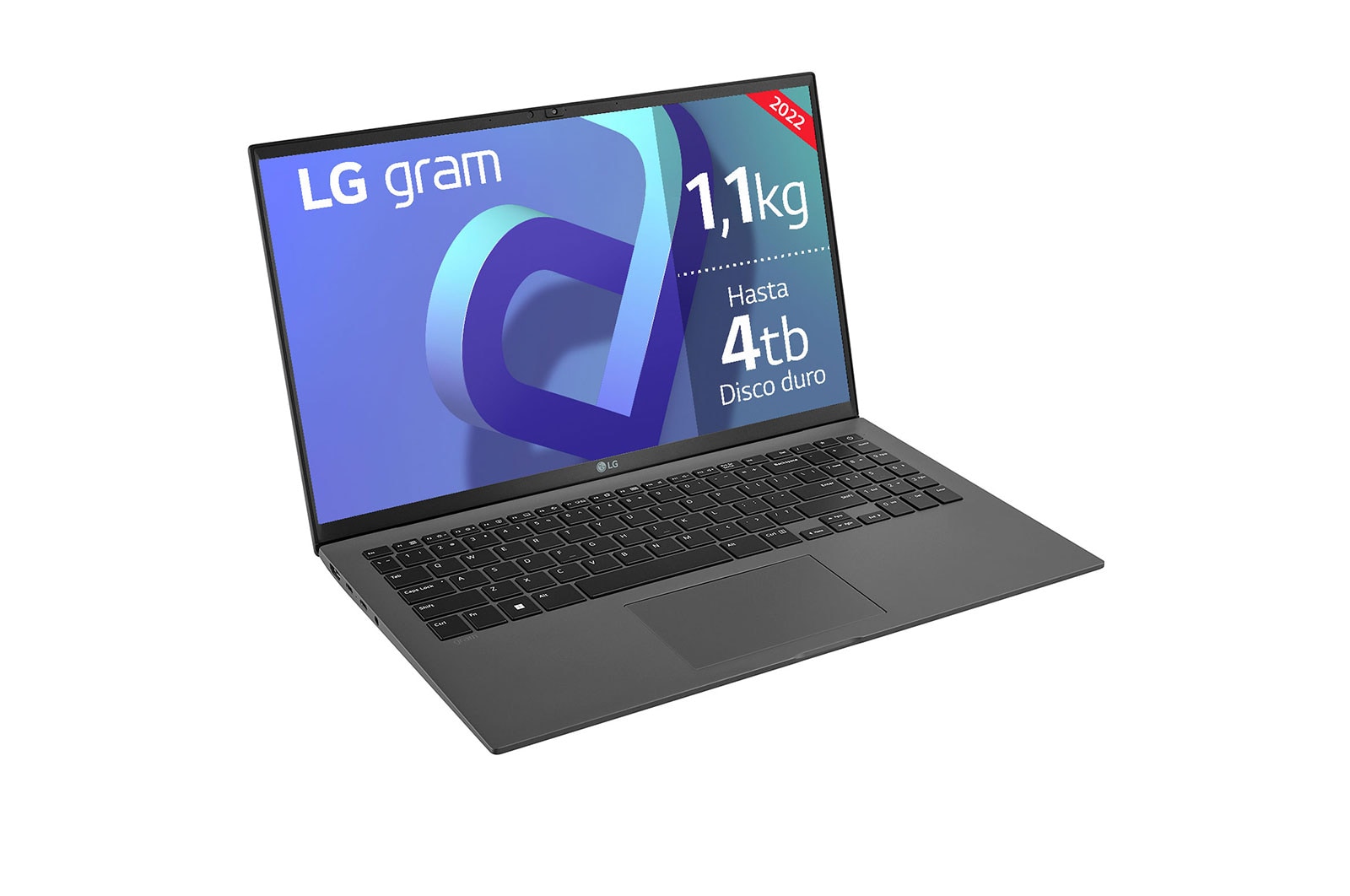 LG gram 15Z90Q <br>Windows 11 Home -Portátil ultraligero de 39,6cm (15,6") FHD 16:9 IPS (1,1kg, autonomía 13h. Intel EvoTM i5 12ª gen., Iris Xe,  8GB RAM, 512GB SSD NVMe) Plata - Teclado Español, 15Z90Q-G.AA56B