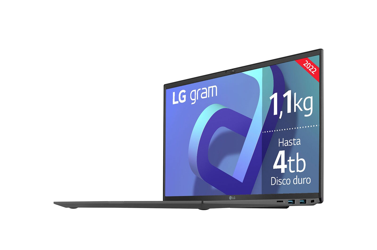 LG gram 15Z90Q <br>Windows 11 Home -Portátil ultraligero de 39,6cm (15,6") FHD 16:9 IPS (1,1kg, autonomía 13h. Intel EvoTM i5 12ª gen., Iris Xe,  8GB RAM, 512GB SSD NVMe) Plata - Teclado Español, 15Z90Q-G.AA56B