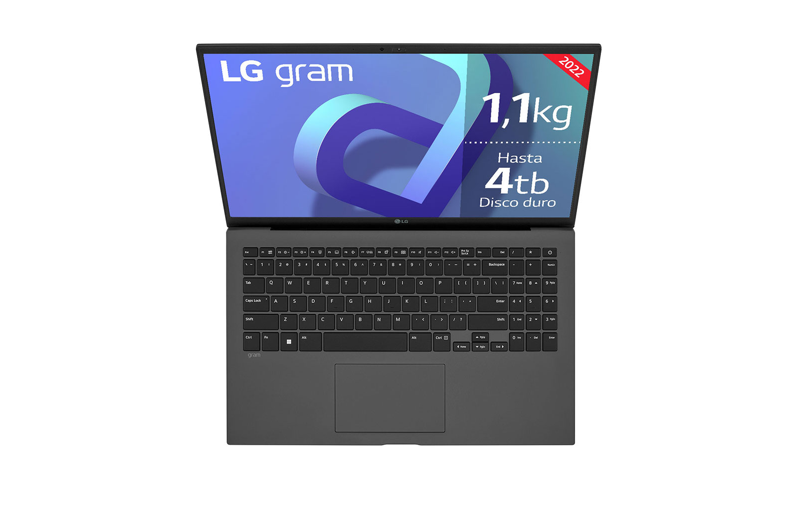 LG gram 15Z90Q <br>Windows 11 Home -Portátil ultraligero de 39,6cm (15,6") FHD 16:9 IPS (1,1kg, autonomía 13h. Intel EvoTM i5 12ª gen., Iris Xe,  8GB RAM, 512GB SSD NVMe) Plata - Teclado Español, 15Z90Q-G.AA56B