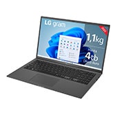 LG gram 15Z90Q <br>Windows 11 Home -Portátil ultraligero de 39,6cm (15,6") FHD 16:9 IPS (1,1kg, autonomía 13h. Intel EvoTM i5 12ª gen., Iris Xe,  8GB RAM, 512GB SSD NVMe) Plata - Teclado Español, 15Z90Q-G.AA56B