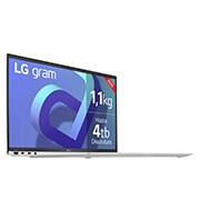 LG gram 15Z90Q Windows 11 Home - Portátil ultraligero de 39,6cm (15") FHD 16:9 IPS (1,1kg, autonomía 13h. Intel Evo<sup>TM</sup> i7 12ª gen., Iris Xe,  16GB RAM, 512GB SSD NVMe) Blanco - Teclado Español, 15Z90Q-G.AA74B