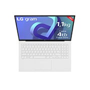 LG gram 15Z90Q Windows 11 Home - Portátil ultraligero de 39,6cm (15") FHD 16:9 IPS (1,1kg, autonomía 13h. Intel Evo<sup>TM</sup> i7 12ª gen., Iris Xe,  16GB RAM, 512GB SSD NVMe) Blanco - Teclado Español, 15Z90Q-G.AA74B