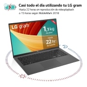 LG gram 15Z90R/ Windows 11 Home/ i7/ 32GB/ 512GB SSD/ 1,14Kg/ 22h, 15Z90R-G.AD76B