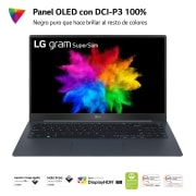 LG gram SuperSlim de 15 pulgadas Laptop OLED Ligero de 32GB RAM Intel® Core™ i7 | Windows 11, 512GB SSD, 15Z90RT-G.AD75B