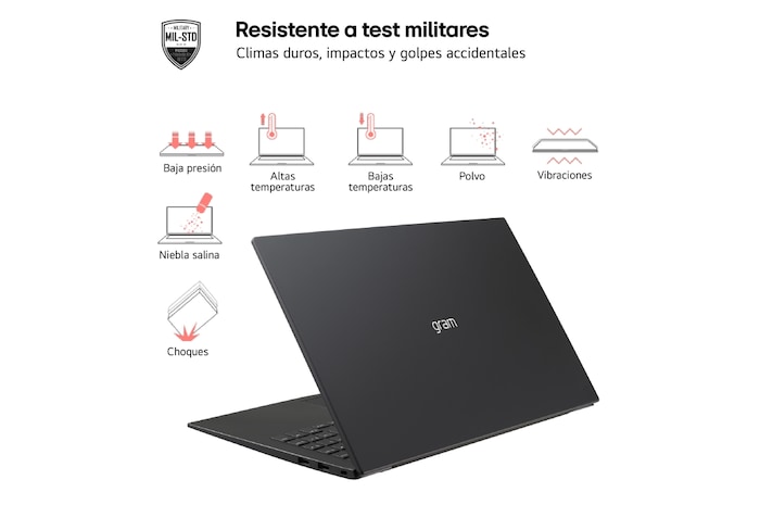 LG Portátil 15" LG gram 15Z90S, Windows 11 Home, Intel® Core™ Ultra5 , 16 GB RAM , 512GB SSD, Panel IPS (1820*1080), Ligero, 1.290 g , 23 h, AI, Negro, 15Z90S-G.AA55B