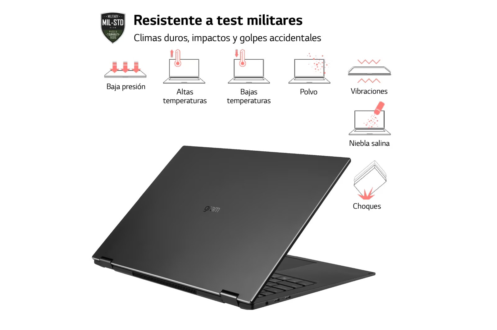 LG gram 2 en 1 de 16 pulgadas Laptop Ligero con Pantalla táctil y 16GB RAM Intel® Core™ i7 | Windows 11, 512GB SSD, 16T90R-G.AA75B