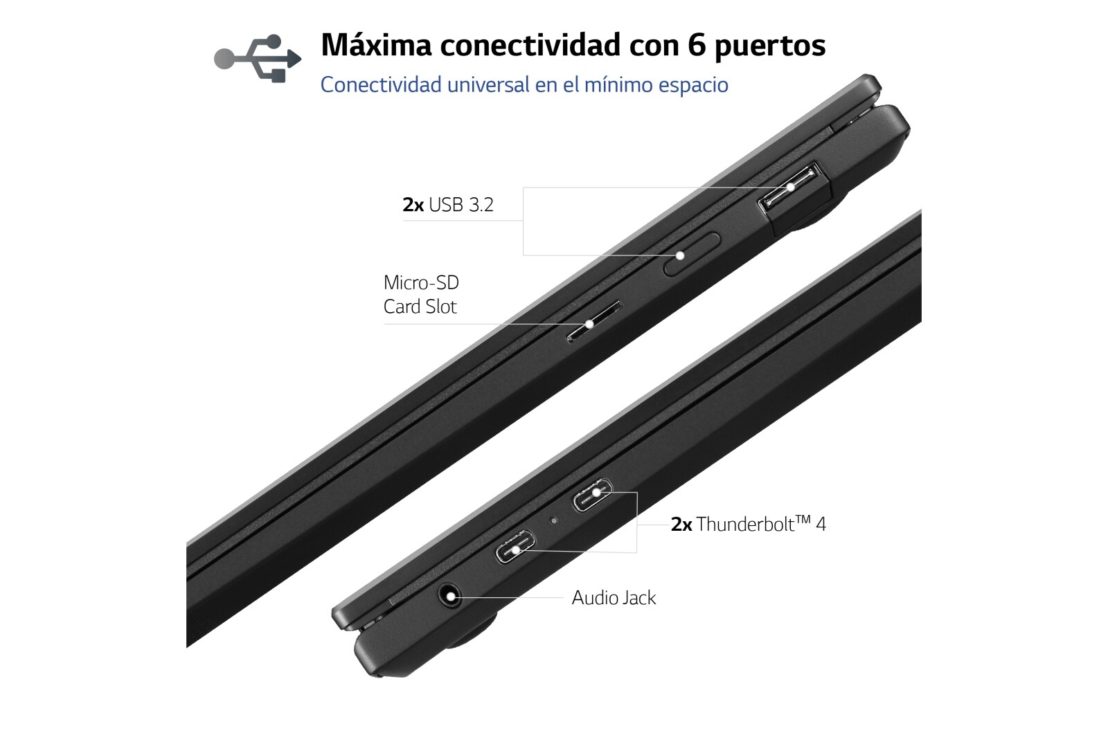 LG gram 2 en 1 de 16 pulgadas Laptop Ligero con Pantalla táctil y 16GB RAM Intel® Core™ i7 | Windows 11, 512GB SSD, 16T90R-G.AA75B