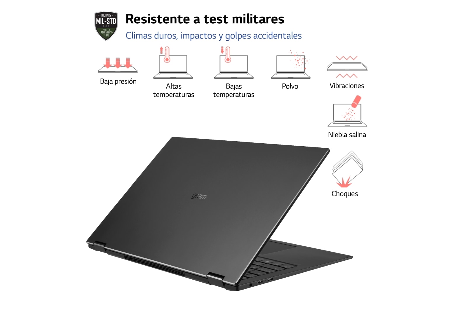 LG gram 2 en 1 de 16 pulgadas Laptop Ligero con Pantalla táctil y 16GB RAM Intel® Core™ i7 | Windows 11, 512GB SSD, 16T90R-G.AA75B
