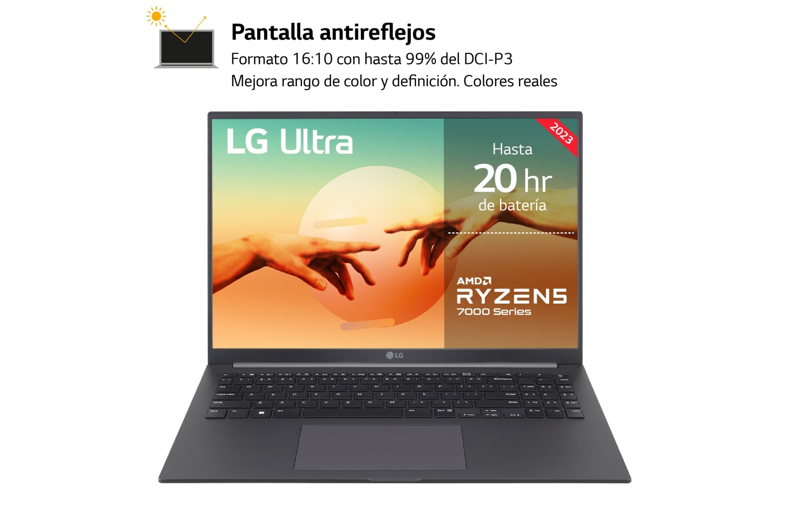 LG Ultra 16U70R/ Windows 11 Home/ R5/ 16GB/ 1TB SSD/ 1,6Kg/ 20h , 16U70R-G.AA59B
