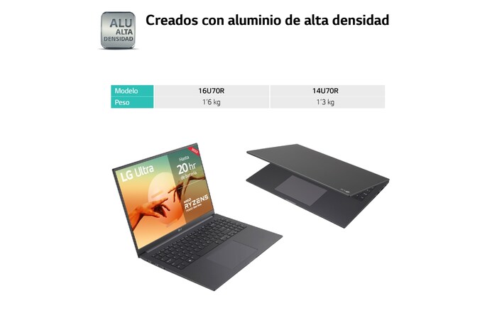 LG Ultra 16U70R/ Windows 11 Home/ R5/ 16GB/ 1TB SSD/ 1,6Kg/ 20h , 16U70R-G.AA59B