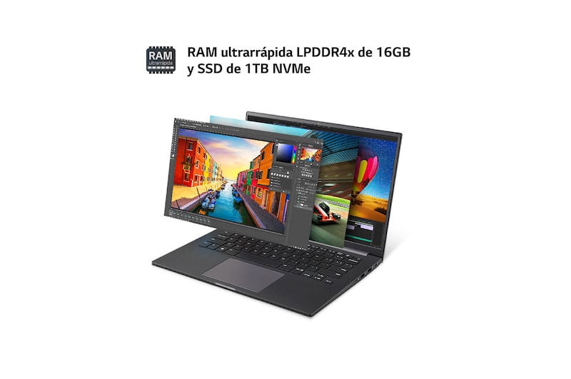 LG Ultra 16UD70R/Sin Sis OP/R5/ 16GB/ 1TB SSD/ 1,6Kg/ 20h, 16UD70R-G.AX59B