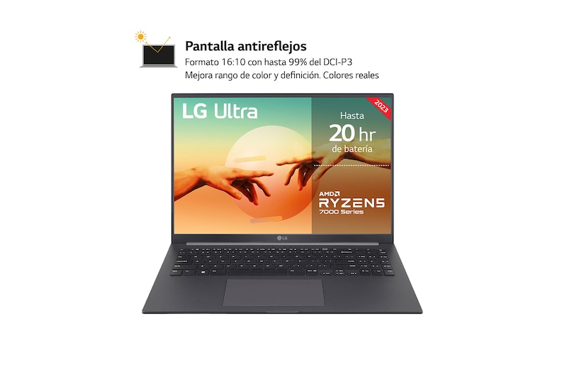 LG Ultra 16UD70R/Sin Sis OP/R5/ 16GB/ 1TB SSD/ 1,6Kg/ 20h, 16UD70R-G.AX59B