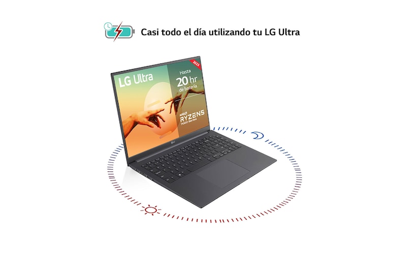 LG Ultra 16UD70R/Sin Sis OP/R5/ 16GB/ 1TB SSD/ 1,6Kg/ 20h, 16UD70R-G.AX59B