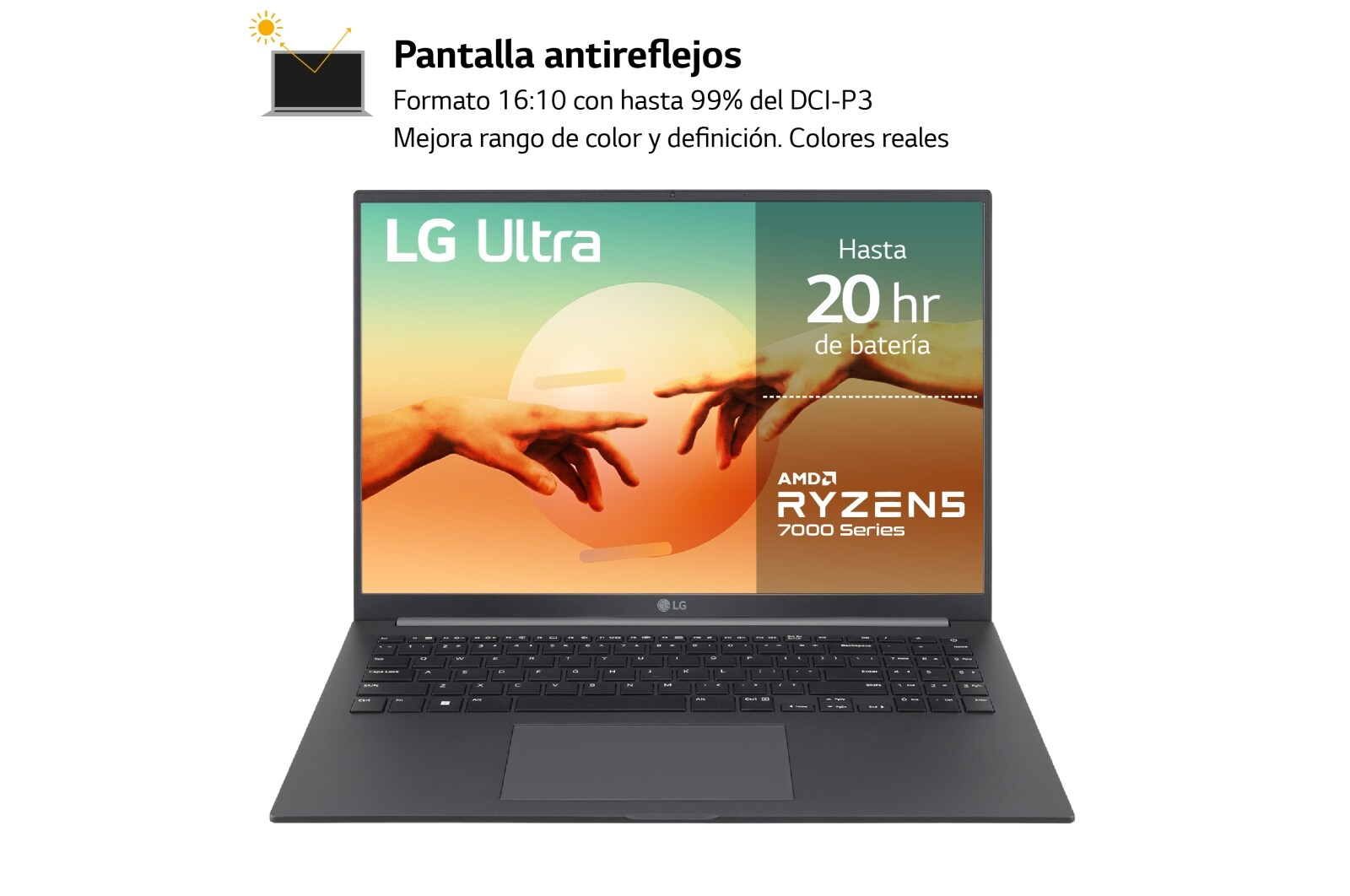 LG Ultra 16UD70R/Sin Sis OP/R5/ 16GB/ 1TB SSD/ 1,6Kg/ 20h, 16UD70R-G.AX59B