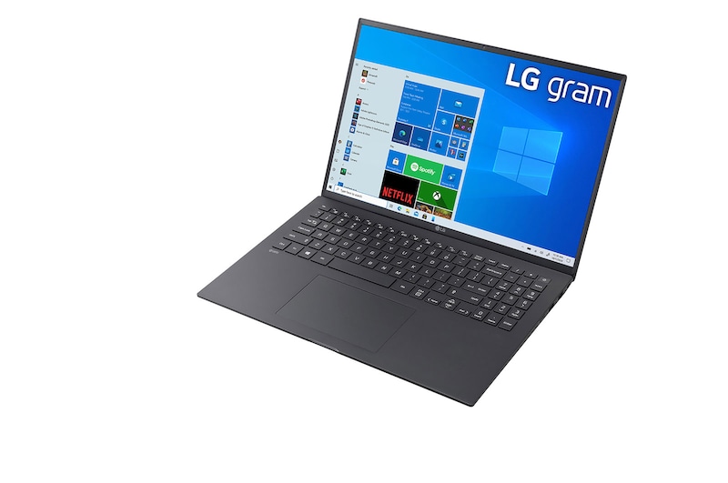 LG gram 16Z90P Windows 10 Home - Portátil ultraligero de 40,6cm (16") WQXGA 16:10 IPS (1,1Kg, autonomía 16,5h. Intel EvoTM i5 11ª gen., Iris Xe,  16GB RAM, 512GB SSD NVMe) Negro - Teclado Español, 16Z90P-G-AA58B