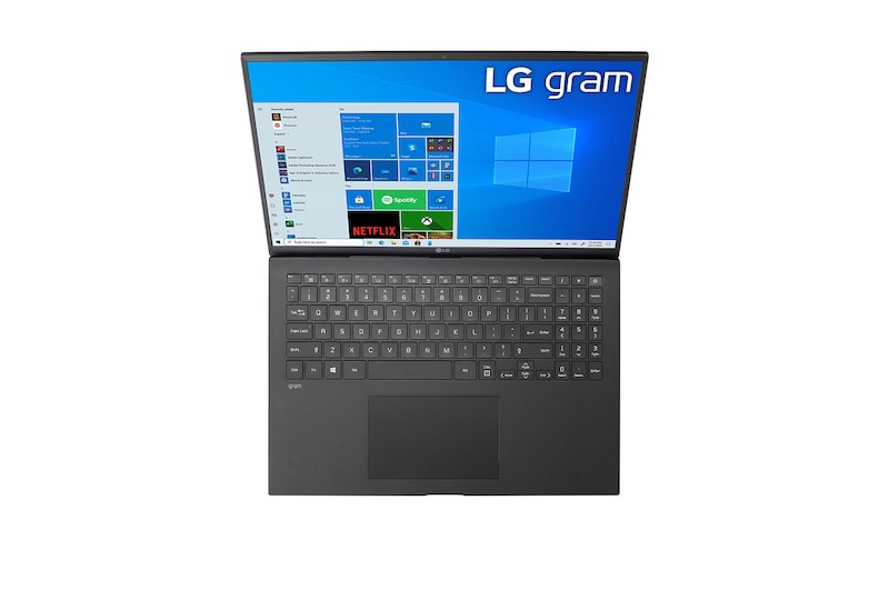 LG gram 16Z90P Windows 10 Home - Portátil ultraligero de 40,6cm (16") WQXGA 16:10 IPS (1,1Kg, autonomía 16,5h. Intel EvoTM i5 11ª gen., Iris Xe,  16GB RAM, 512GB SSD NVMe) Negro - Teclado Español, 16Z90P-G-AA58B