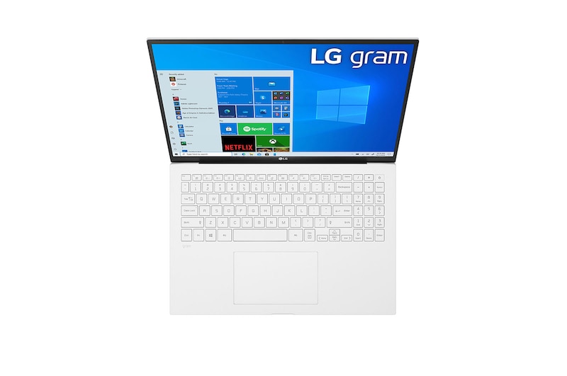LG gram 16Z90P Windows 10 Home - Portátil ultraligero de 40,6cm (16") WQXGA 16:10 IPS (1,1Kg, autonomía 16,5h, Intel EvoTM i7 11ª gen., Iris Xe,  16GB RAM, 512GB SSD NVMe) Blanco - Teclado Español, 16Z90P-G-AA76B