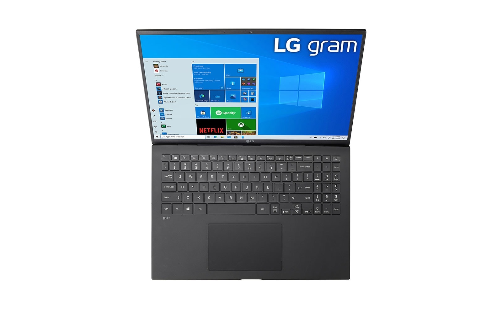 LG gram 16Z90P Windows 10 Home - Portátil ultraligero de 40,6cm (16") WQXGA 16:10 IPS (1,1Kg, autonomía 16,5h, Intel EvoTM i7 11ª gen., Iris Xe,  32GB RAM, 1TB SSD NVMe) Negro - Teclado Español, 16Z90P-G-AD79B