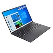 LG gram 16Z90P Windows 10 Home - Portátil ultraligero de 40,6cm (16") WQXGA 16:10 IPS (1,1Kg, autonomía 16,5h, Intel EvoTM i7 11ª gen., Iris Xe,  32GB RAM, 1TB SSD NVMe) Negro - Teclado Español, 16Z90P-G-AD79B