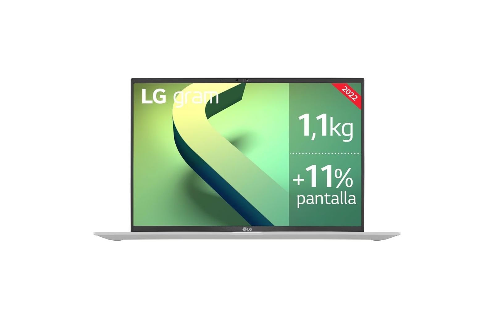 LG gram 16Z90Q Windows 11 Home - Portátil ultraligero de 40,6cm (16") WQXGA 16:10 IPS (1,2 Kg, autonomía 13h, Intel EvoTM i7 12ª gen., Iris Xe,  16GB RAM, 512GB SSD NVMe) Blanco - Teclado Español, 16Z90Q-G.AA74B
