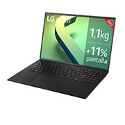 LG gram 16Z90Q Windows 11 Home - Portátil ultraligero de 40,6cm (16") WQXGA 16:10 IPS (1,1 kg, autonomía 16,5h, Intel EvoTM i7 12ª gen., Iris Xe, 32GB RAM, 1TB SSD NVMe) Negro - Teclado Español, 16Z90Q-G.AD78B