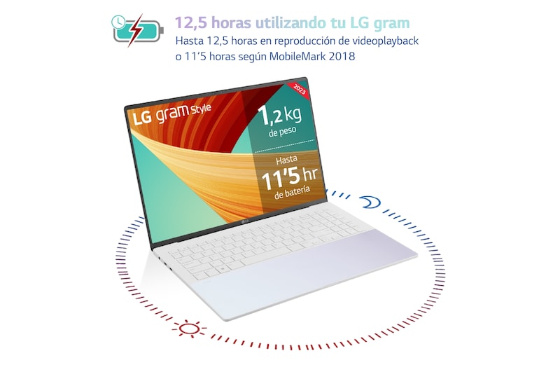LG gram Style de 16 pulgadas Laptop OLED Ligero de 32GB RAM Intel® Core™ i7 | Windows 11, 512GB SSD, 16Z90RS-G.AD74B