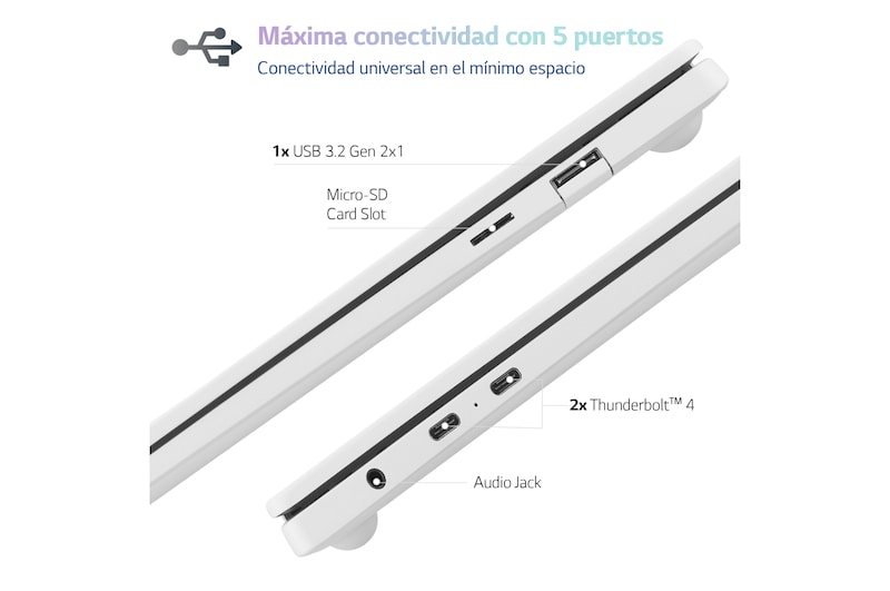 LG gram Style de 16 pulgadas Laptop OLED Ligero de 32GB RAM Intel® Core™ i7 | Windows 11, 512GB SSD, 16Z90RS-G.AD74B